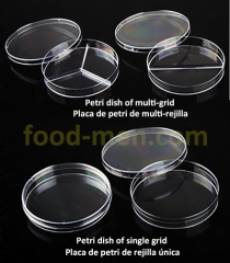 Sterilized Disposable Plastic Petri Dishes for Cell Culture